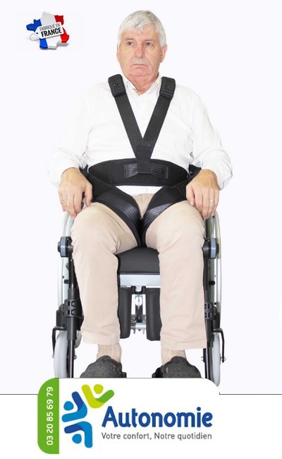 Ceinture de sécurité pour fauteuil roulant