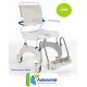 CHAISE DE DOUCHE A ROULETTES AQUATEC OCEAN ERGO