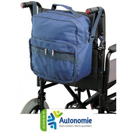 sac adaptable dos et fauteuil roulant